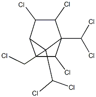 2,5-endo,6-exo,8,9,9,10,10-Octachlorobornan Struktur