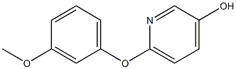 6-(3-Methoxyphenoxy)pyridin-3-ol Struktur