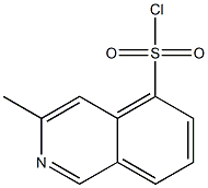 5-(Chlorosulphonyl)-3-methylisoquinoline Struktur