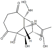 N-(Succinyl)-2-acetamido-2-deoxy-b-D-glucopyranosylhydroxylamine Struktur