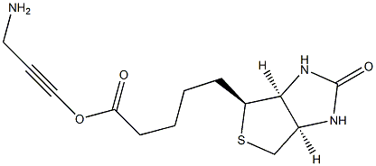 D-biotin-propargylamine Struktur