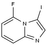 5-Fluoro-3-iodo-imidazo[1,2-a]pyridine Struktur