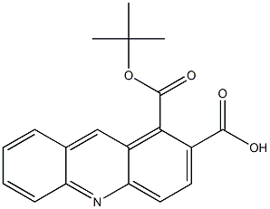 BOC-L-acridine-2-carboxylic acid Struktur