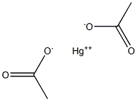 Mercury acetate test solution Struktur