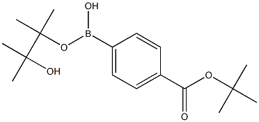 4-tert-butoxycarbonylbenzeneboronic acid pinacol ester Struktur