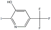 2-iodo-5-(trifluoromethyl)pyridin-3-ol Struktur