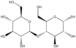 4-O-(Β-D-吡喃葡萄糖基)-Α-D-硫代葡糖, , 結(jié)構(gòu)式