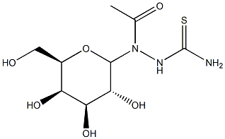 N-Acetyl-D-galactopyranosylthiosemicarbazide Struktur