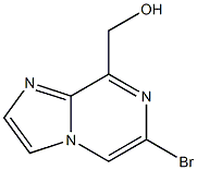 (6-Bromo-imidazo[1,2-a]pyrazin-8-yl)-methanol Struktur