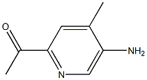 1-(5-Amino-4-methyl-pyridin-2-yl)-ethanone Struktur