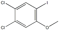 1,2-Dichloro-4-iodo-5-methoxy-benzene Struktur