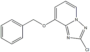 8-Benzyloxy-2-chloro-[1,2,4]triazolo[1,5-a]pyridine Struktur