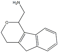 (1,3,4,5-tetrahydroindeno[1,2-c]pyran-1-yl)methanamine Struktur