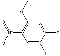 1-Fluoro-2-iodo-5-methoxy-4-nitro-benzene Struktur