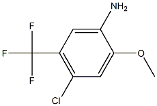 4-Chloro-2-methoxy-5-trifluoromethyl-phenylamine Struktur