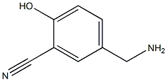 5-(aminomethyl)-2-hydroxybenzonitrile Struktur