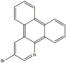 3-Bromo-1-aza-triphenylene Struktur