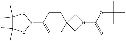 tert-Butyl 7-(4,4,5,5-tetramethyl-1,3,2-dioxaborolan-2-yl)-2-azaspiro[3.5]non-6-ene-2-carboxylate Struktur