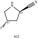 (2R,4S)-4-fluoropyrrolidine-2-carbonitrile hydrochloride Struktur