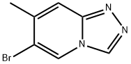 6-bromo-7-methyl-[1,2,4]triazolo[4,3-a]pyridine Struktur