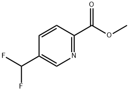 5-Difluoromethyl-pyridine-2-carboxylic Acid Methyl Ester Struktur