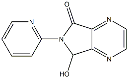 7-Hydroxy-6-(pyridin-2-yl)-6,7-dihydro-5H-pyrrolo[3,4-b]pyrazin-5-one Struktur