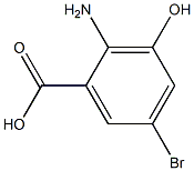 2-Amino-5-bromo-3-hydroxybenzoic Acid