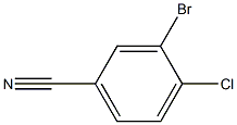 3-BROMO-4-CHLOROBENZONITRILE Struktur