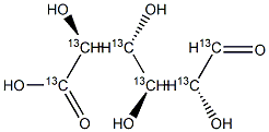 D-Galacturonic Acid-13C6 Struktur