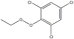 Methyl (2,4,6-trichlorophenoxy) methyl ether Struktur