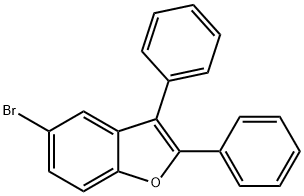 5-bromo-2,3-diphenyl-Benzofuran Struktur