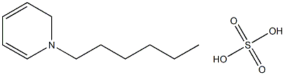 1-hexylpyridine hydrogensulfate Struktur