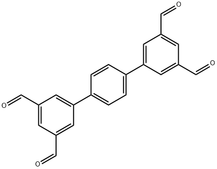 [1,1':4',1''-terphenyl]-3,3'',5,5''-tetracarbaldehyde Struktur