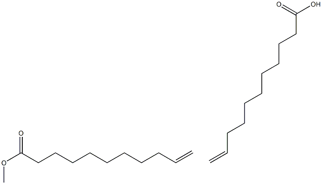 METHYL 10-UNDECENOATE 10-undecenoate Struktur