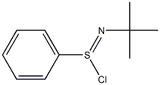 N-TERT-BUTYLBENZENESULFINIMIDOYL CHLORIDE [OXIDIZING REAGENT] N-tert-butyl phenyl thioacetate chloride (oxidizing reagent) Struktur