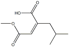 2-ISOBUTYL-BUT-2-ENEDIOIC ACID 4-METHYL ESTER Struktur