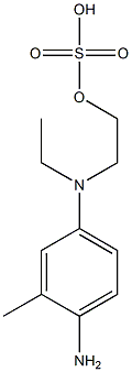 2-[(4-AMINO-3-METHYL PHENYL)ETHYLAMINO]ETHYL SULFATE Struktur