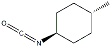 TRANS-4-METHYL CYCLOHEXYL ISOCYANATE Struktur