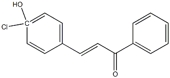 4Hydroxy-4-ChloroChalcone Struktur