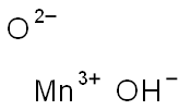 Manganese(III) oxide hydroxide Struktur