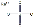 Radium sulfate Struktur