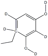 4-Ethyl Resorcinol-D5 Struktur