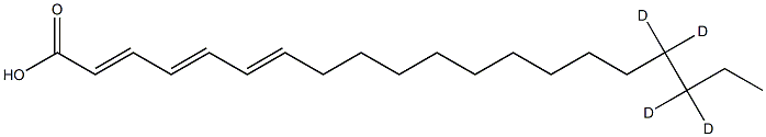 Eicosatrienoic Acid-17,17,18,18-D4 Struktur