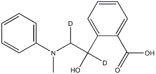 Methylphenylethanolamine-(alpha,alpha-D2) Benzoate Struktur