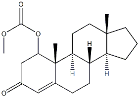 1-testosterone methyl carbonate Struktur