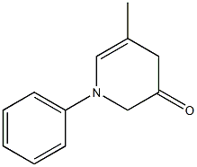 1-phenyl-3-methyl-5-pyridone Struktur