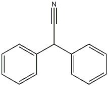 Diphenylacetonitrile Struktur