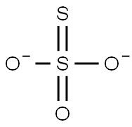 Thiosulfate Struktur