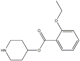 4-piperidinyl ethoxybenzoate Struktur