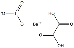 Oxalic acid barium titanate Struktur